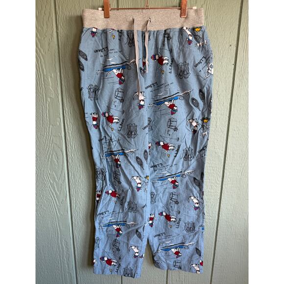Vintage L.L.Bean Flannel Snowland Ski Pajama Pants, Medium - Picture 2 of 8